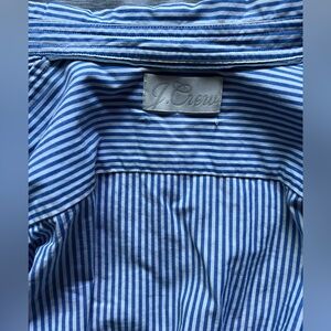 J. Crew Women’s Blue Striped Shirt
